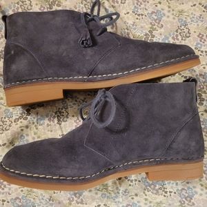 Blue Suede Chukka boots sz 10 42 EUC